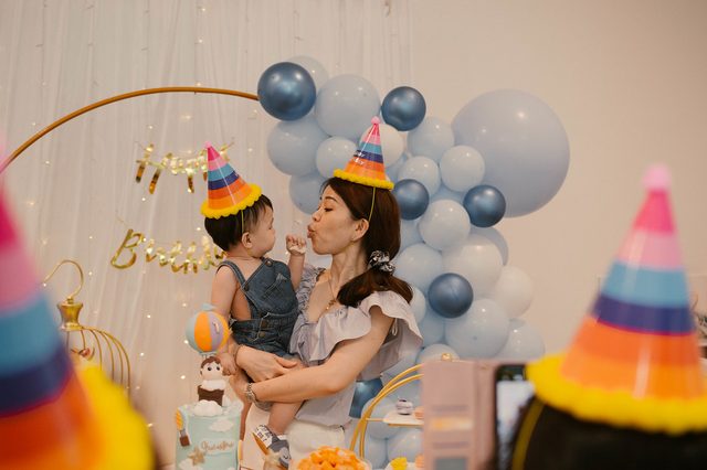 Photos taken from moments of celebrations.