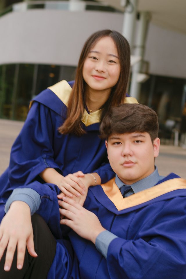 Graduation portrait photography examples.